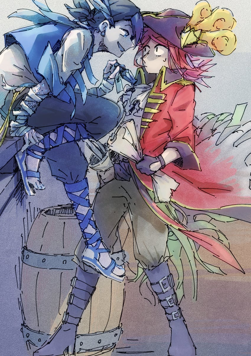 ethan and silver (pokemon and 1 more) drawn by tan_carbonnn
