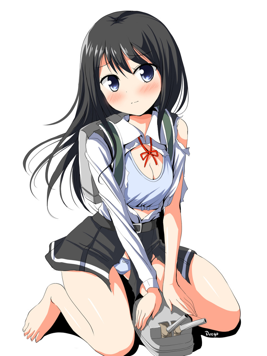 asashio and asashio kai ni (kantai collection) drawn by deego_(omochi_bazooka)