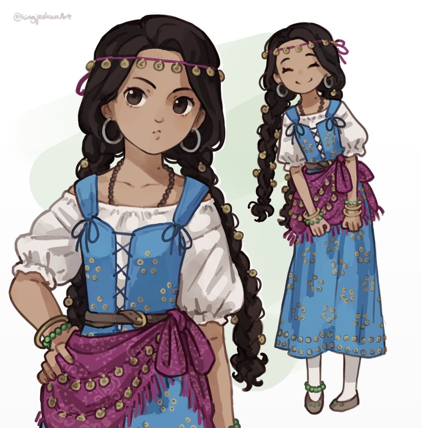la esmeralda (the hunchback of notre dame) drawn by kingjoshua
