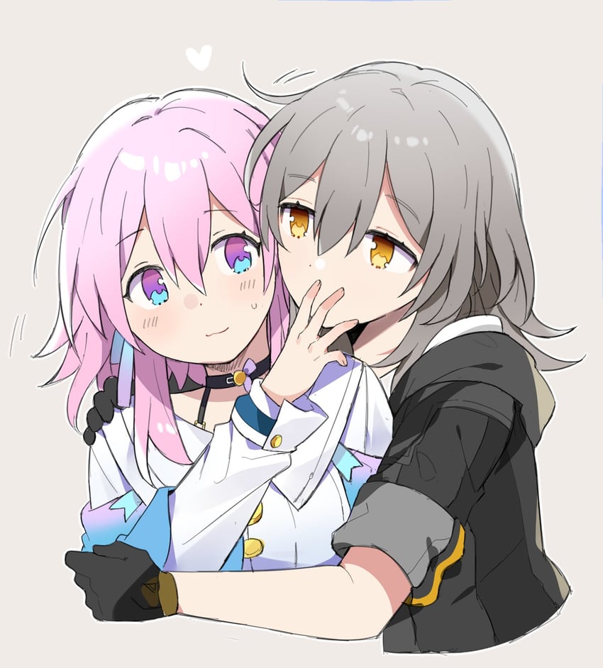 trailblazer, stelle, and march 7th (honkai and 1 more) drawn by jin2