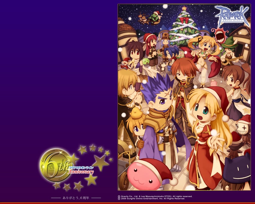 high priest, poring, creator, assassin, wizard, and 16 more (ragnarok online) drawn by yuichirou