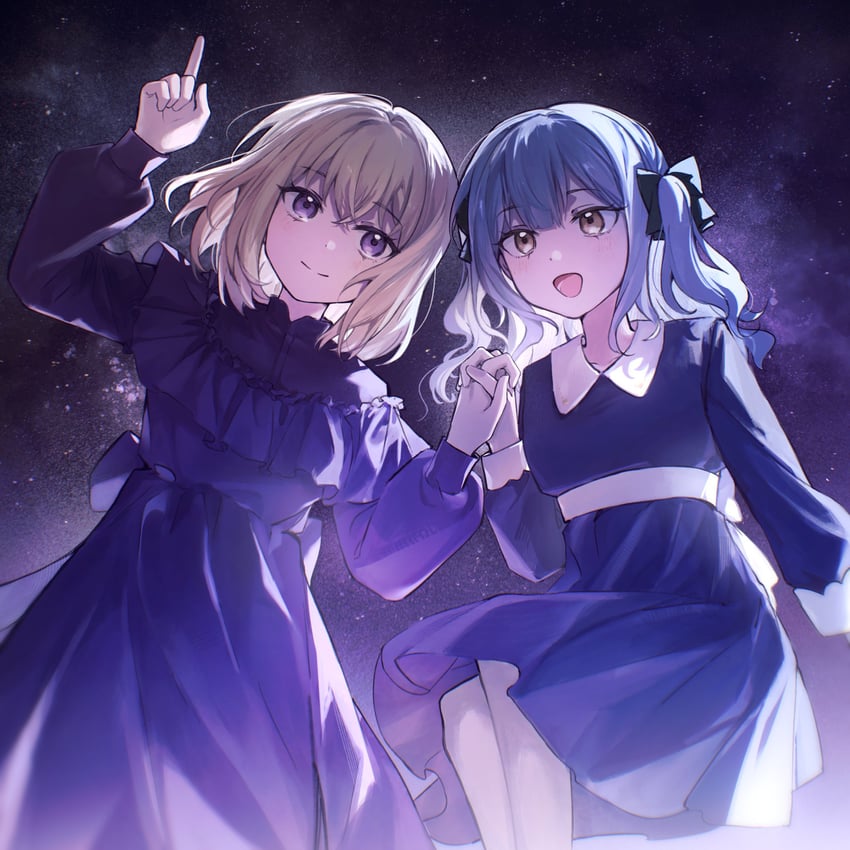 togawa sakiko and misumi uika (bang dream! and 1 more) drawn by muonrei00