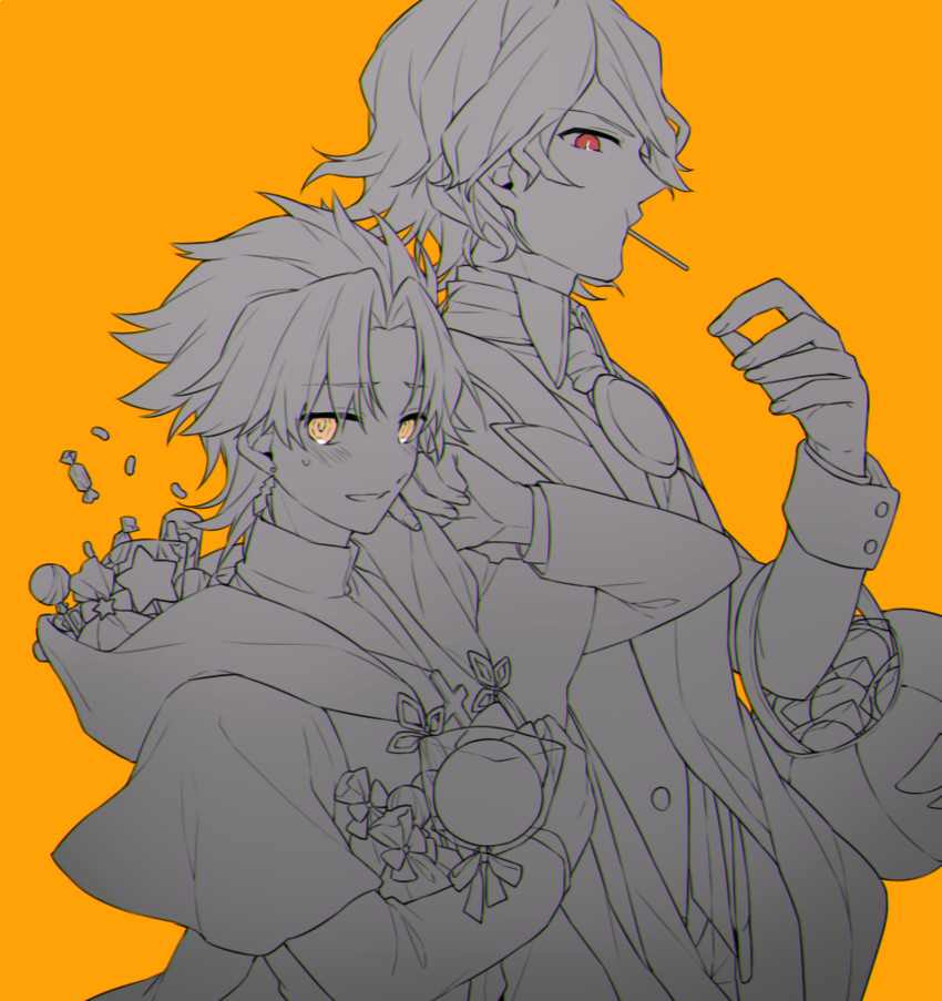 edmond dantes and amakusa shirou (fate and 2 more) drawn by kan'yu_(citron_82)