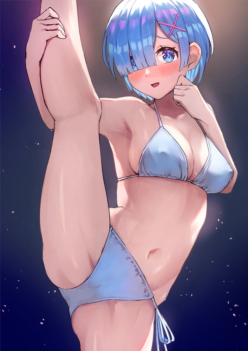 rem (re:zero kara hajimeru isekai seikatsu) drawn by amog