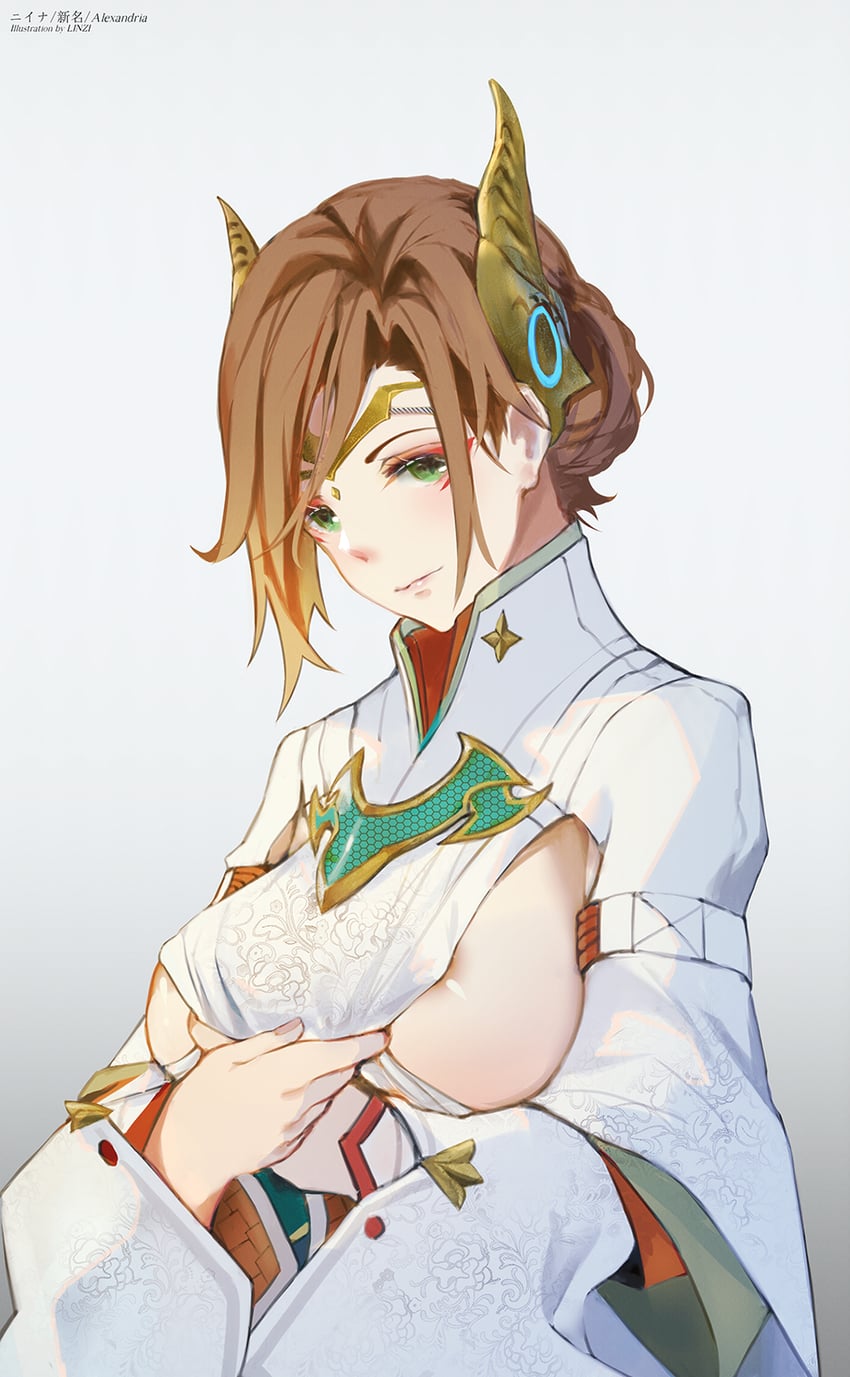 alexandria (xenoblade chronicles and 1 more) drawn by linzi