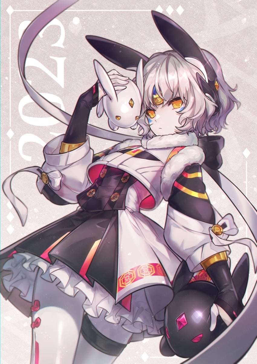 eve, moby, remy, and code: failess (elsword) drawn by lenmeu