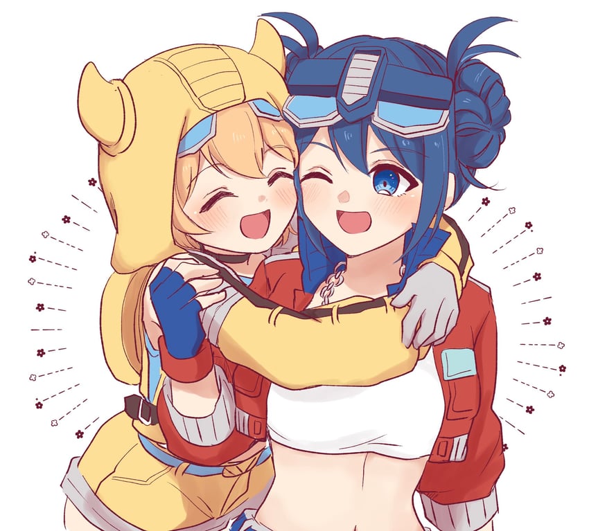 optimus prime and bumblebee (transformers and 2 more) drawn by suo_(kikurageinu28)
