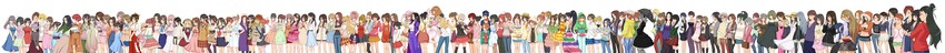 shibuya rin, shirasaka koume, shimamura uzuki, takagaki kaede, jougasaki mika, and 115 more (idolmaster and 1 more) drawn by wata_do_chinkuru