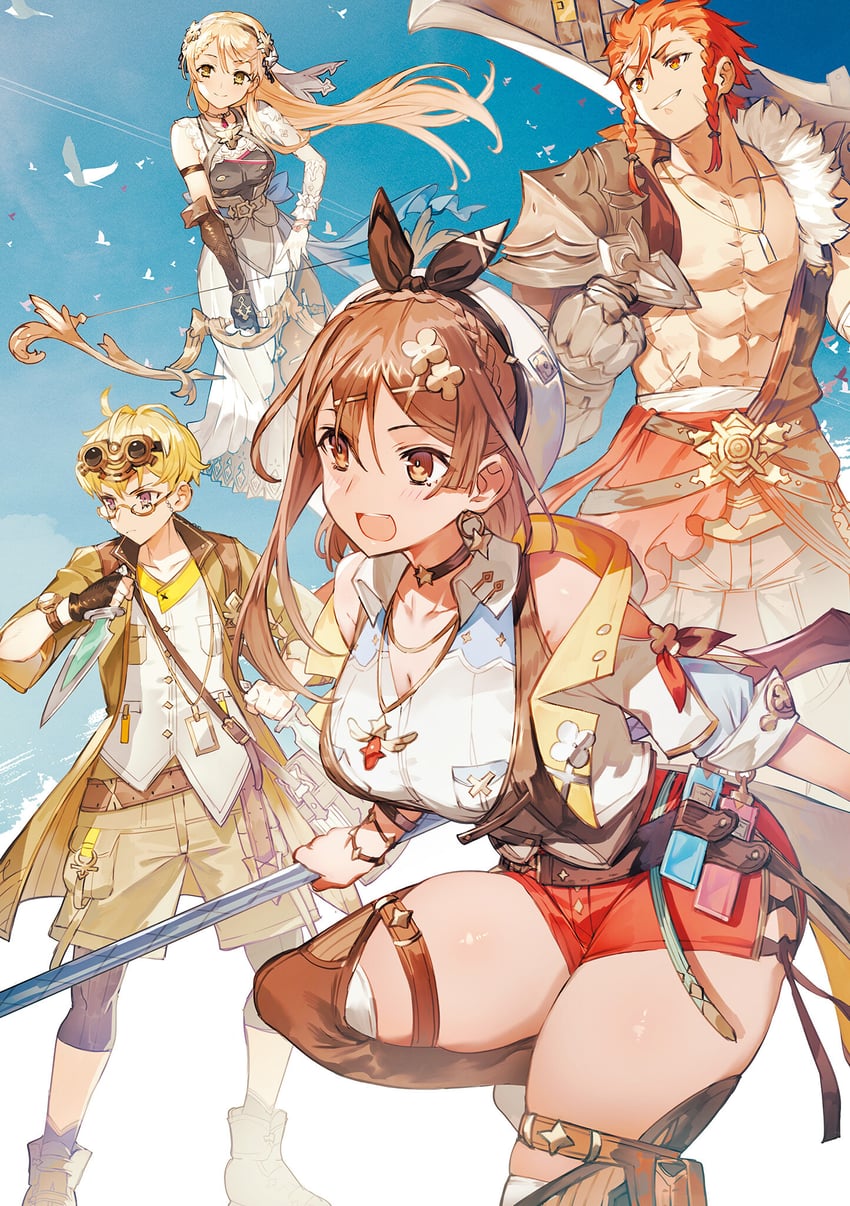 reisalin stout, klaudia valentz, lent marslink, and tao mongarten (atelier and 2 more) drawn by toridamono