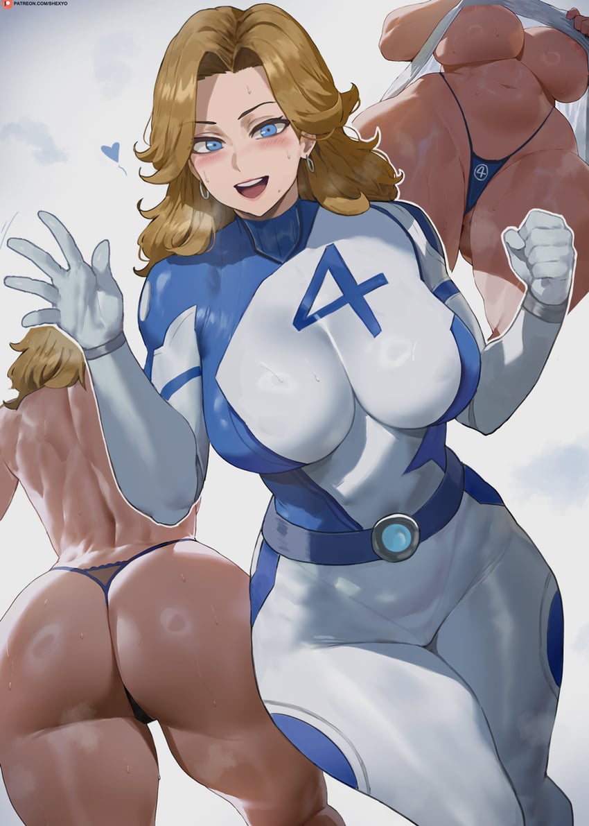 sue storm (marvel and 2 more) drawn by shexyo