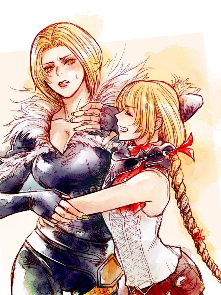 benedikta harman and midadol telamon (final fantasy and 1 more) drawn by azuiyo7210