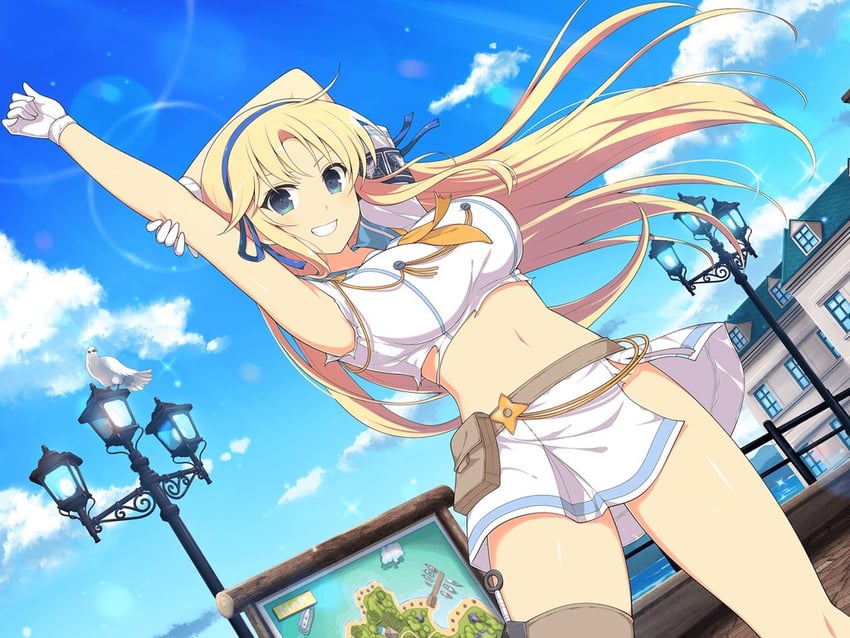 katsuragi (senran kagura and 2 more) drawn by yaegashi_nan