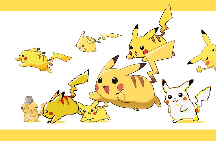 pikachu, pika, and detective pikachu (pokemon and 4 more) drawn by ssalbulre