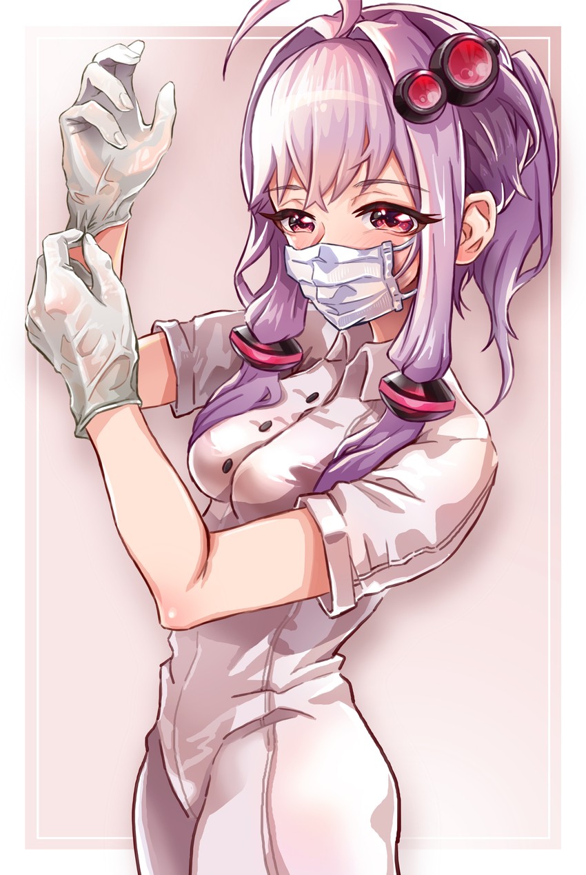 yuzuki yukari (vocaloid and 1 more) drawn by yasuhara_roku