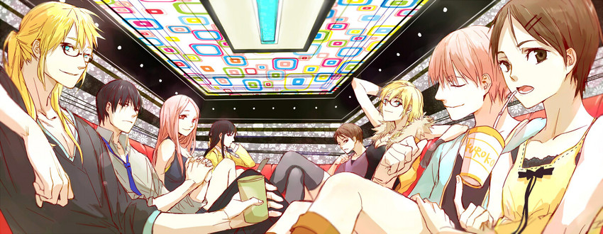 momoi satsuki, aida riko, alexandra garcia, and araki masako (kuroko no basuke) drawn by chiyo_(qiandai)