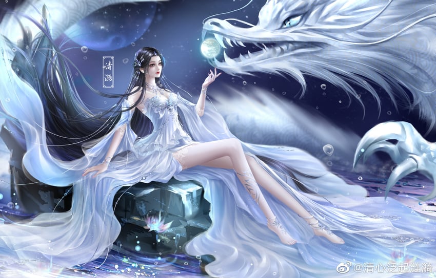 yue chan (wanmei shijie) drawn by qing_xin_fanqi_lianyi