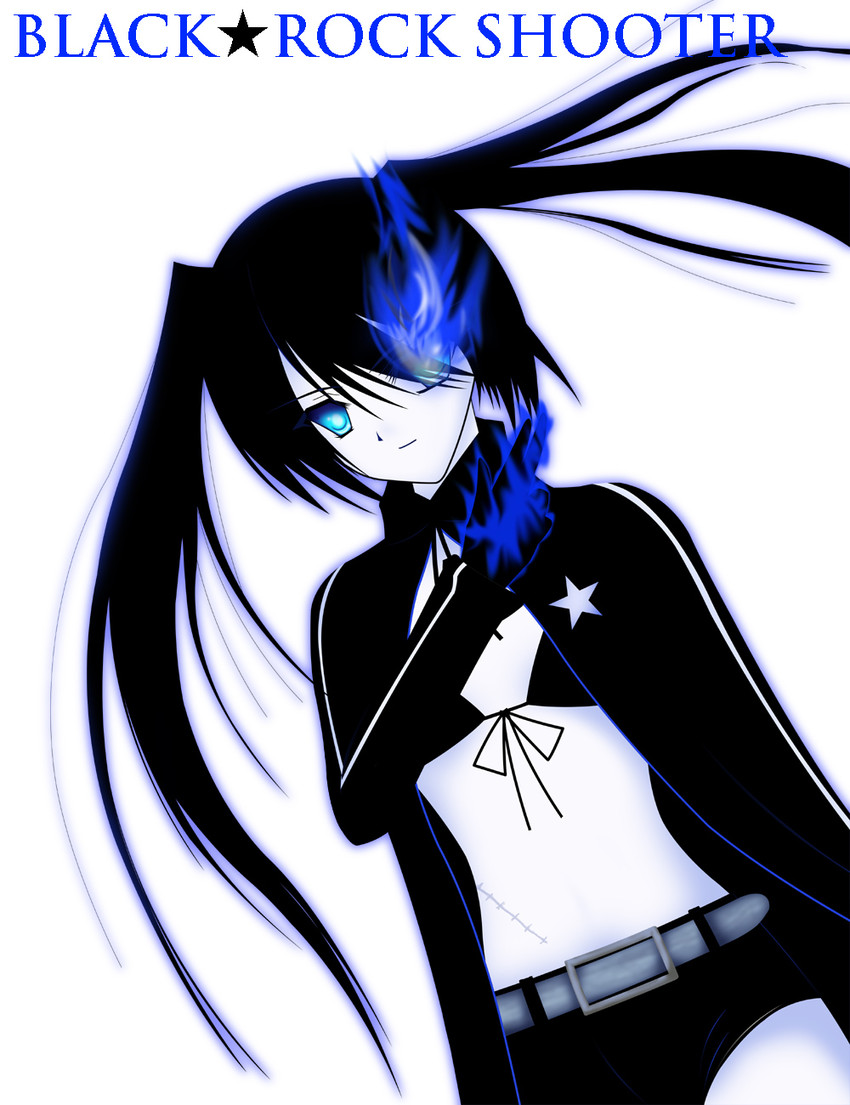 black rock shooter (black rock shooter) drawn by murasaki_itsuki