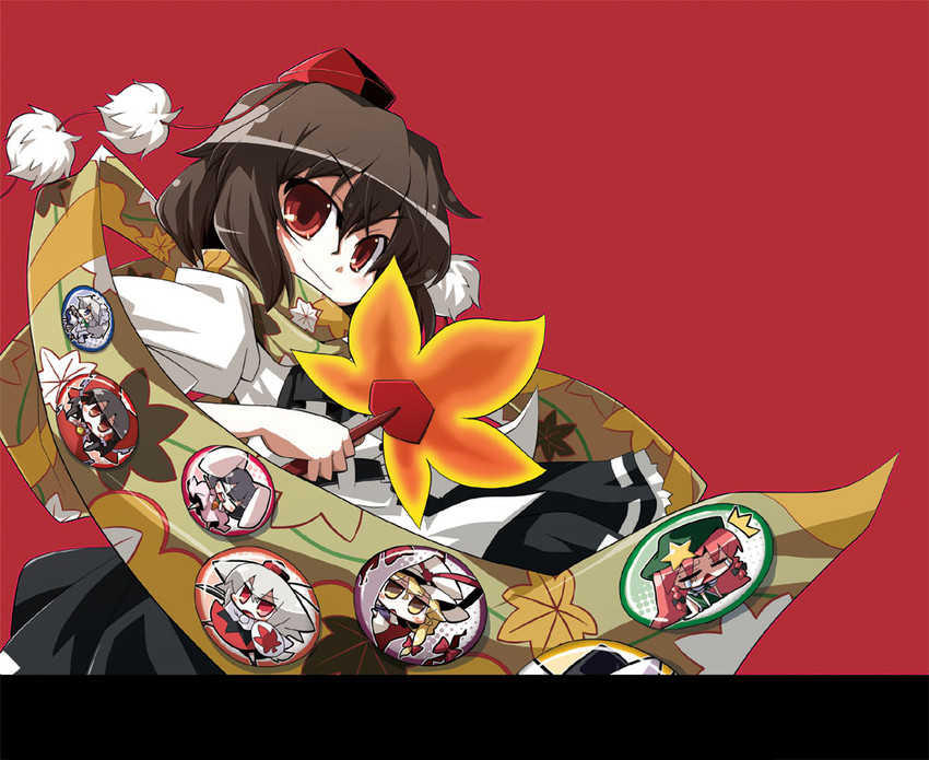 hakurei reimu, izayoi sakuya, yakumo yukari, shameimaru aya, hong meiling, and 2 more (touhou) drawn by akaneya
