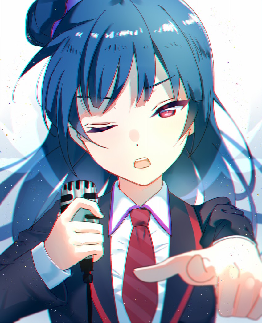 tsushima yoshiko (love live! and 1 more) drawn by sellel