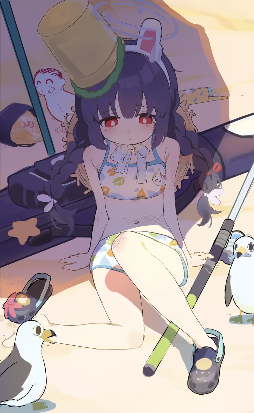 sensei, doodle sensei, and miyu (blue archive) drawn by dongfang_gu_gu