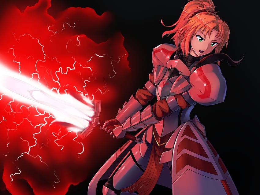 mordred (fate and 1 more) drawn by warmcummies