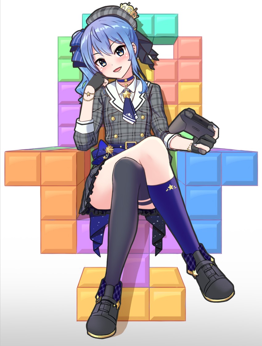 hoshimachi suisei (hololive and 1 more) drawn by sakurano_yukke