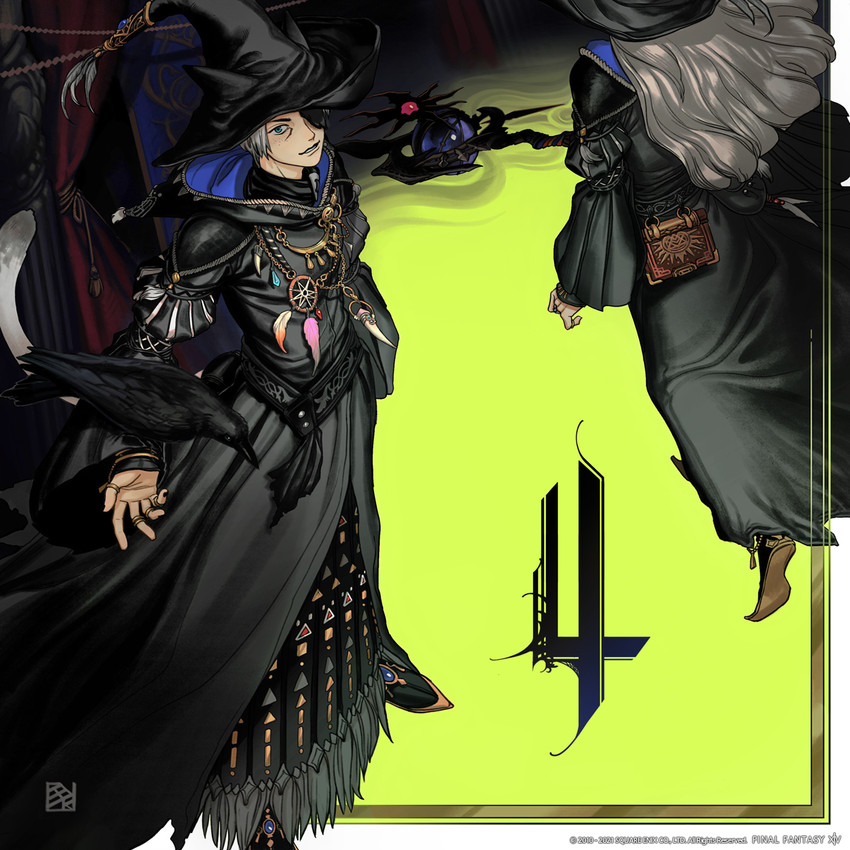 warrior of light and black mage (final fantasy and 1 more)