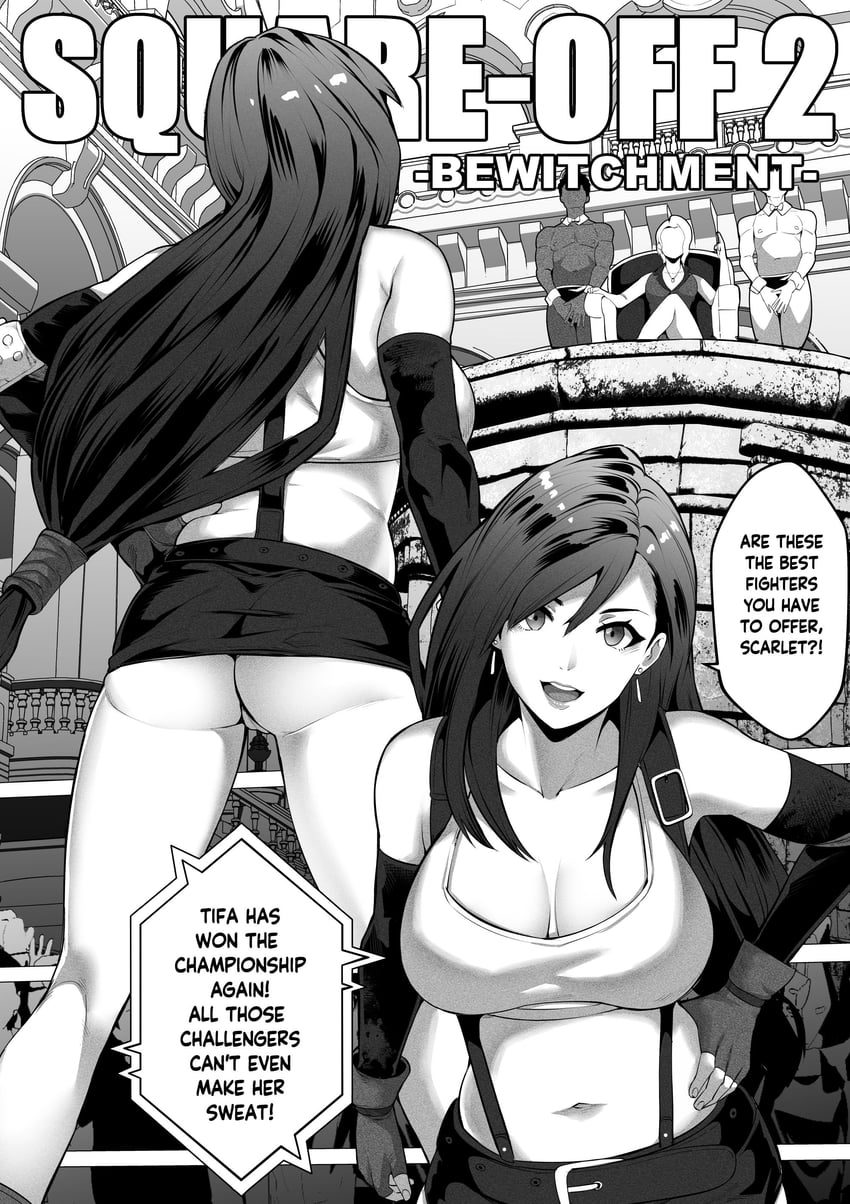 tifa lockhart, bayonetta, and scarlet (final fantasy and 1 more) drawn by ultimateheaven