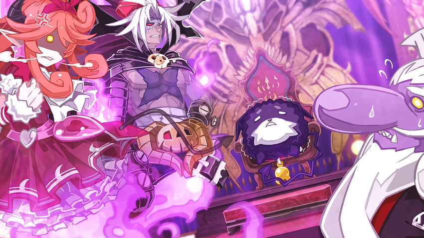 zeabolos, keroberos, baphomet, and lilith (makai shin trillion) drawn by nanameda_kei