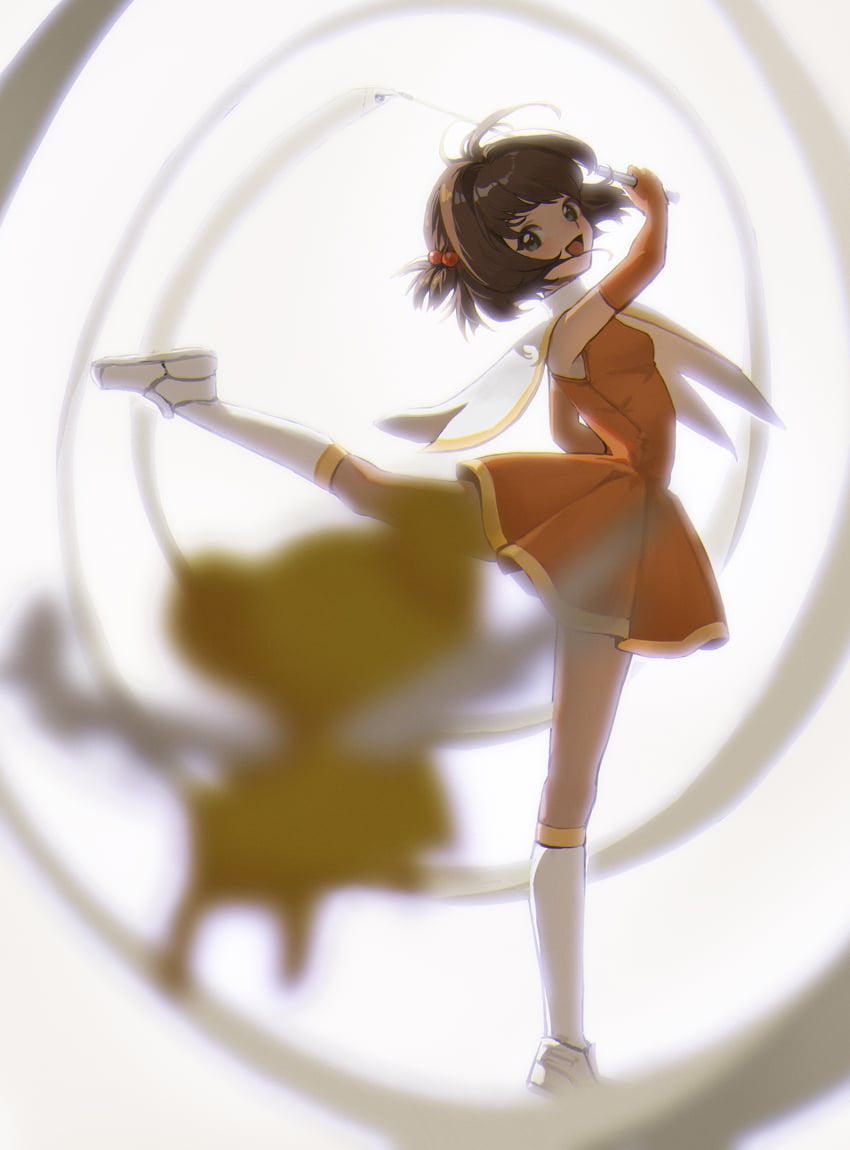 kinomoto sakura and kero (cardcaptor sakura) drawn by sakura-wars