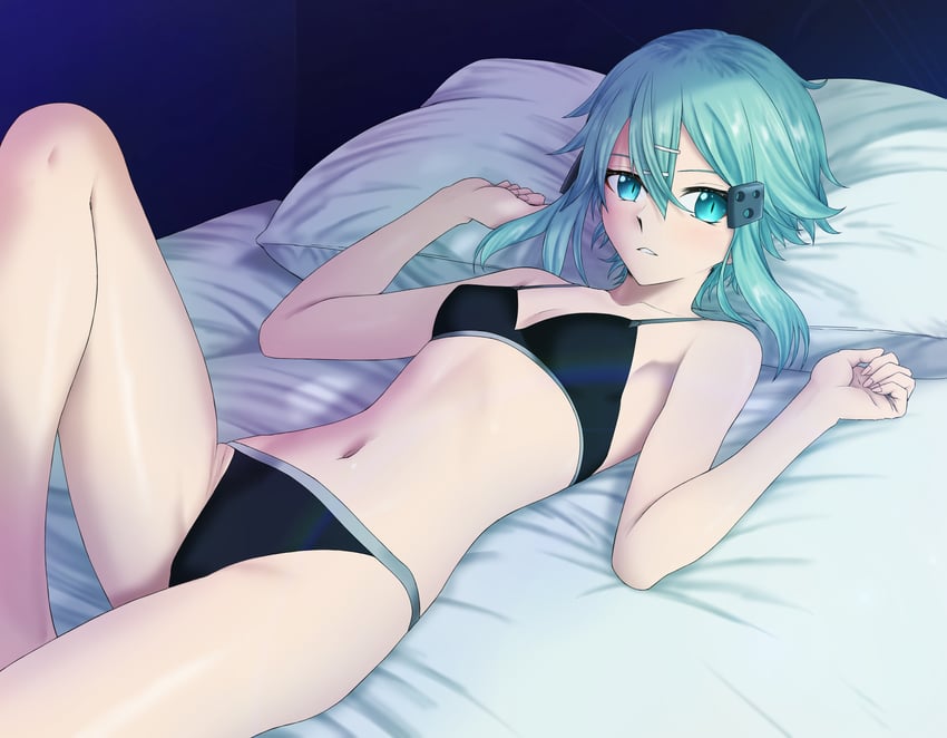 sinon (sword art online) drawn by sigure_yusyo