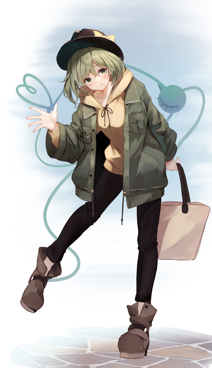 komeiji koishi (touhou and 1 more) drawn by lumo_1121