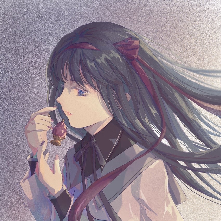akemi homura (mahou shoujo madoka magica) drawn by gensou_getsumen_rt