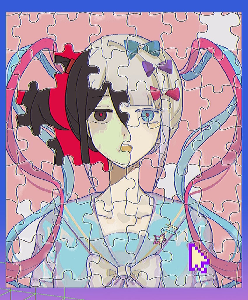 chouzetsusaikawa tenshi-chan and ame-chan (needy girl overdose) drawn by liangword