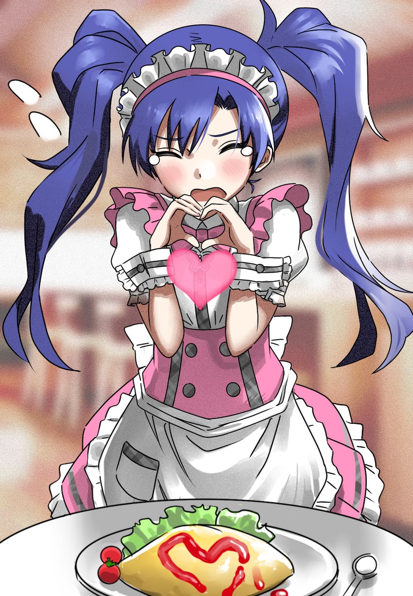kisaragi chihaya (idolmaster and 2 more) drawn by anman_(yxwu7733)