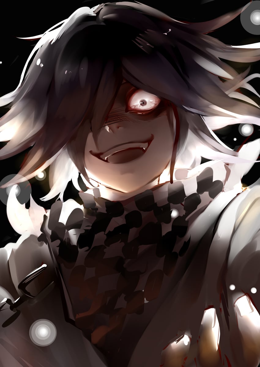oma kokichi (danganronpa and 1 more) drawn by yaya_(shizuku)