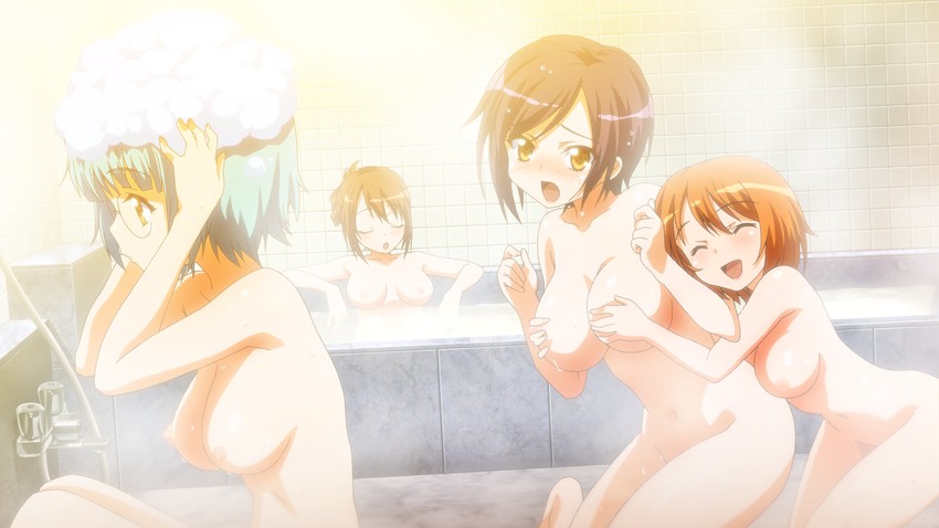 nonomura maki, matsuzawa yuka, ooki haruka, and mikimoto sarasa (aorio) drawn by watanabe_yoshihiro