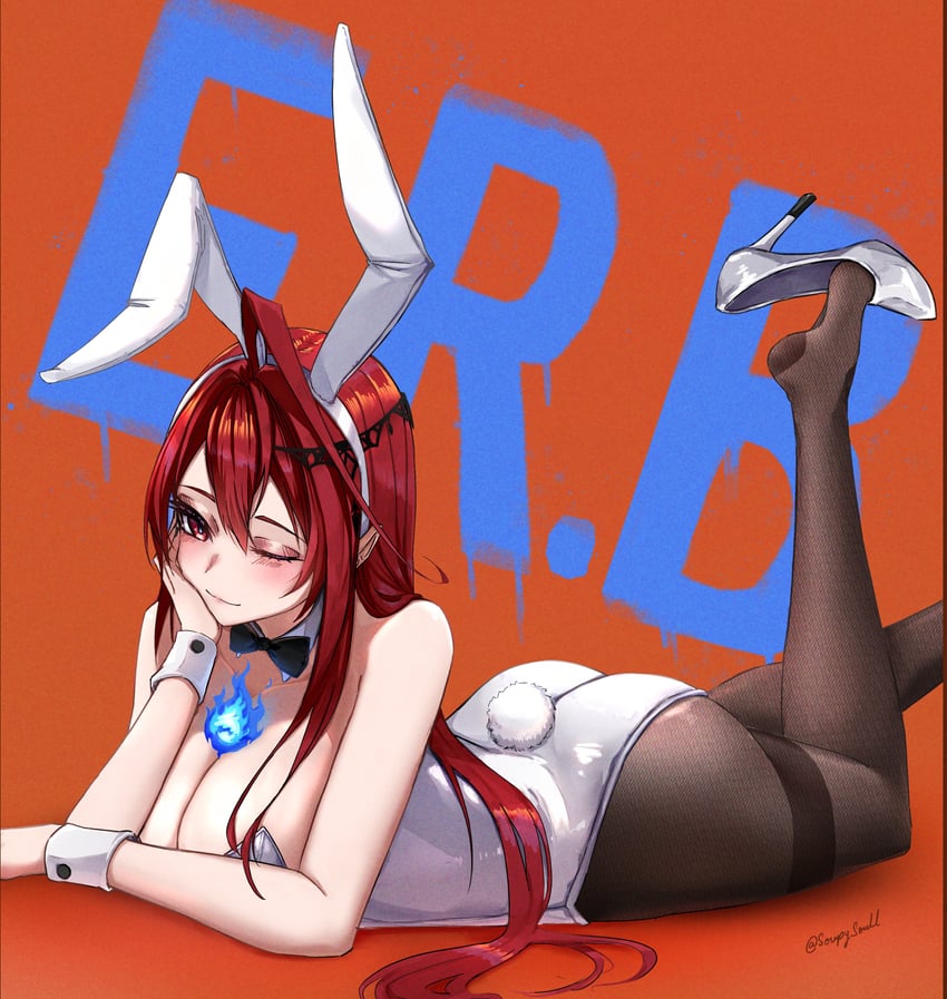 elizabeth rose bloodflame (hololive and 1 more) drawn by soup_(soupysoull)