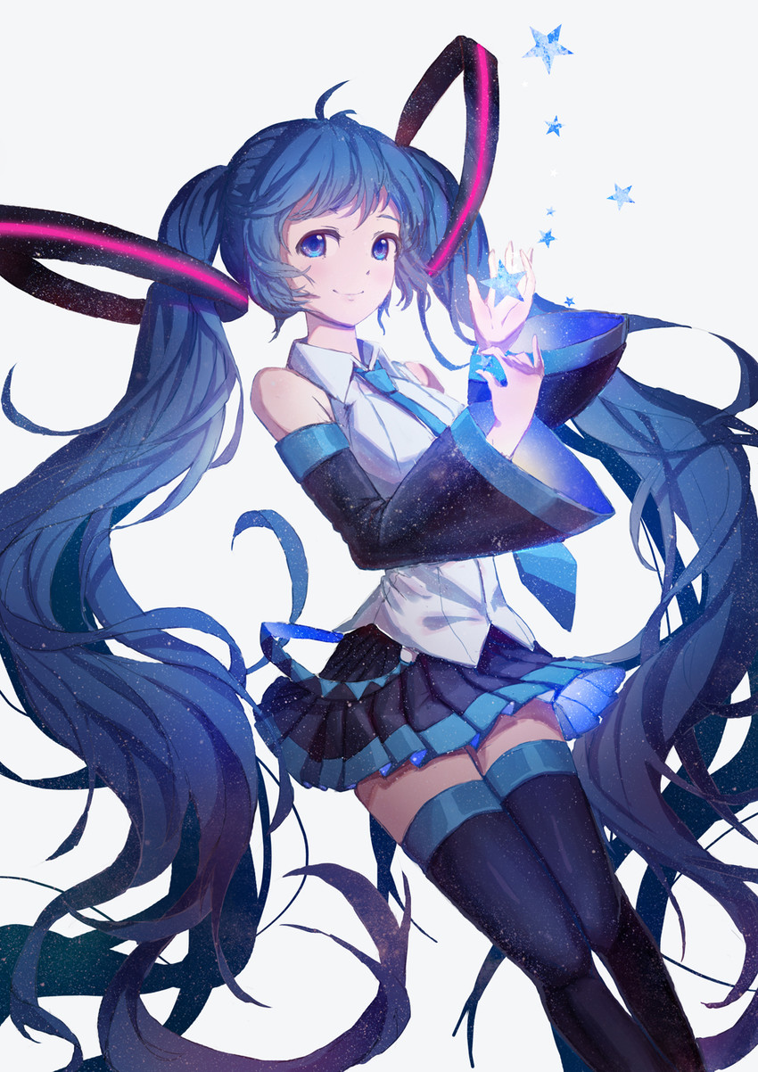 hatsune miku (vocaloid and 1 more) drawn by lengchan_(fu626878068)