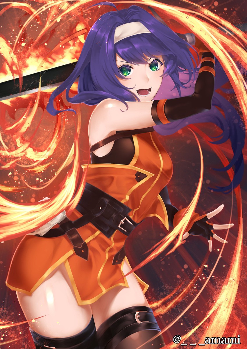 mia (fire emblem and 2 more) drawn by amami_(amami07)