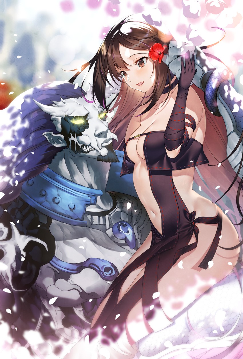yu mei-ren and xiang yu (fate and 1 more) drawn by arrow_(tamawo222)