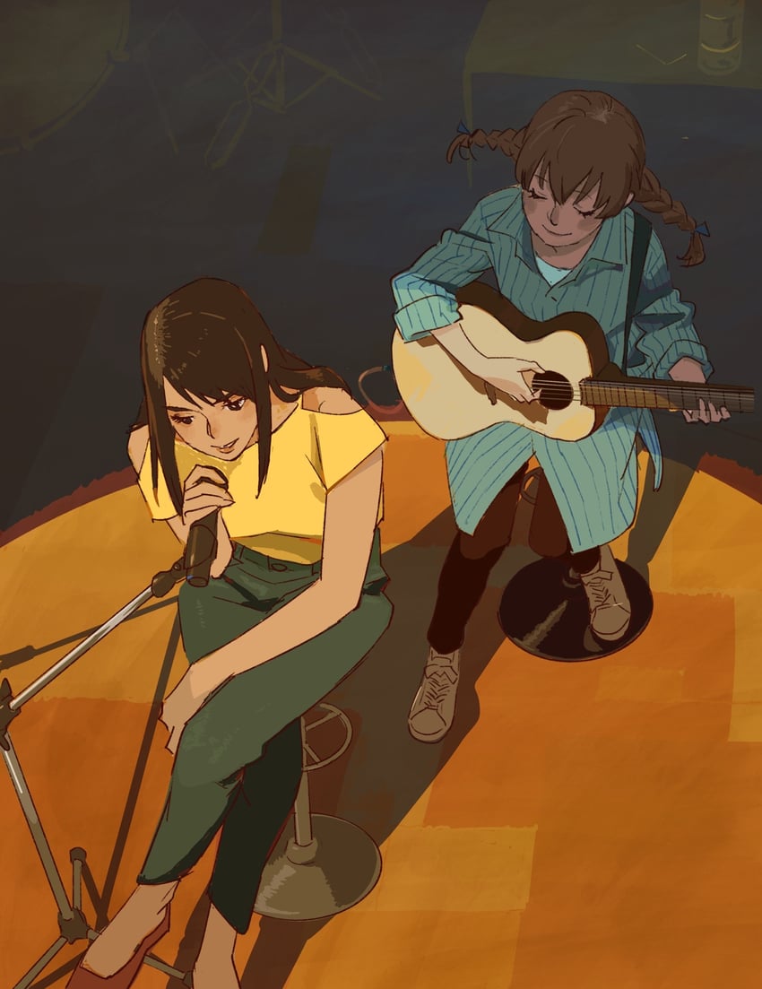 hosaka mao and hasekura yokiko (kuuden no himegimi) drawn by 55bata6rou