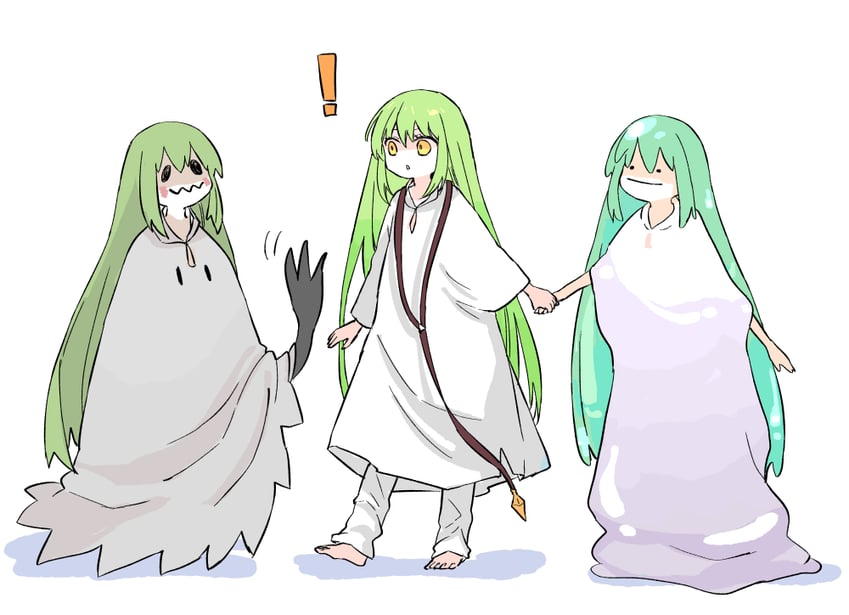 mimikyu, enkidu, ditto, and transformed ditto (fate and 2 more) drawn by himeko_(nico6v6pachi)