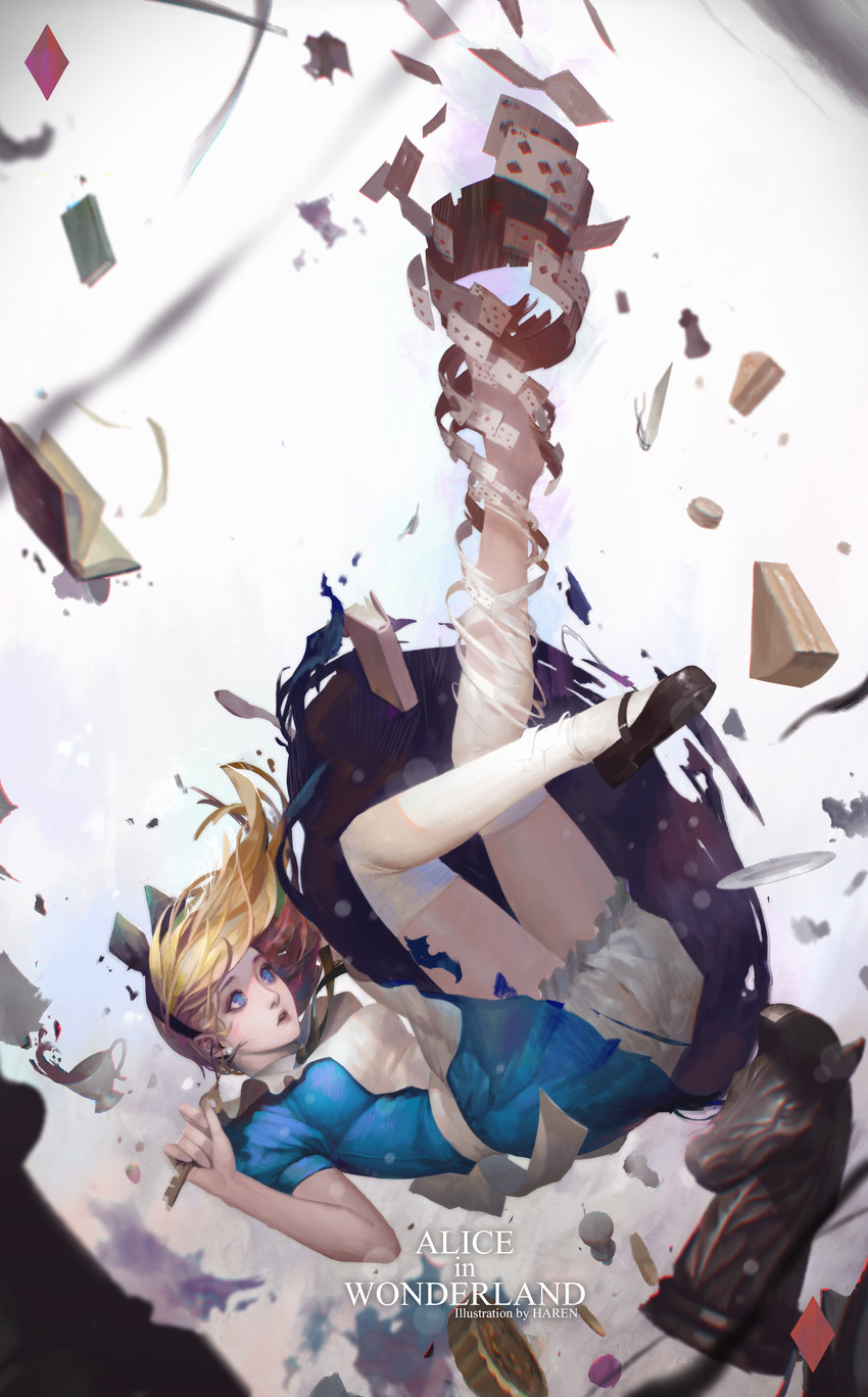 alice (alice's adventures in wonderland) drawn by kim_han_seul