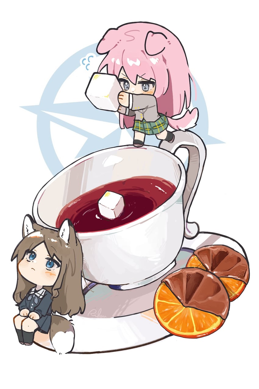 chihaya anon and nagasaki soyo (bang dream! and 1 more) drawn by rikuuu_0214