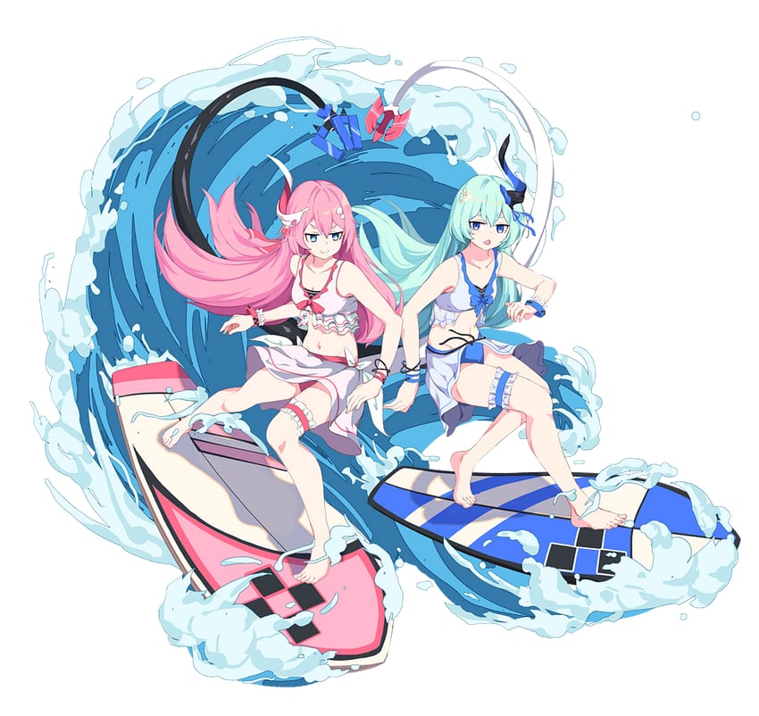 rozaliya olenyeva and liliya olenyeva (honkai and 1 more)
