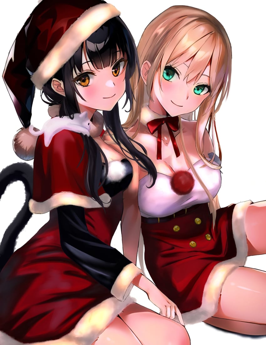asakura karen and toujou tsukasa (heaven burns red) drawn by angel_maker