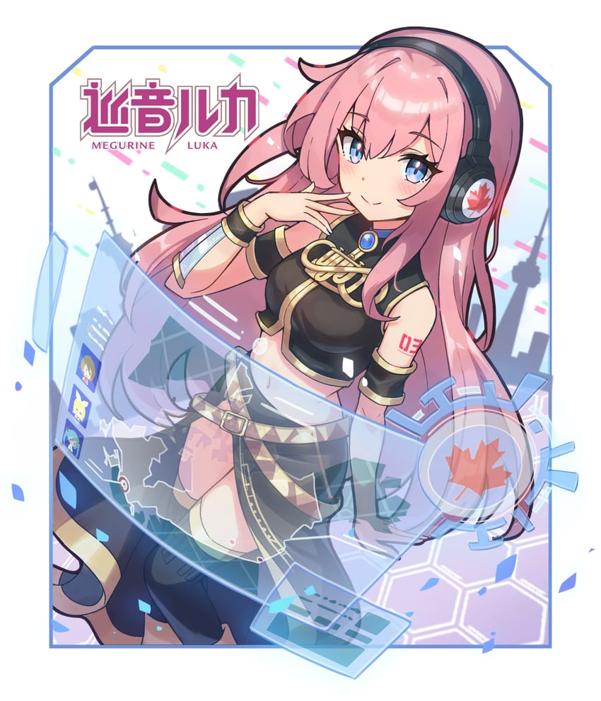 megurine luka (vocaloid) drawn by saylamars
