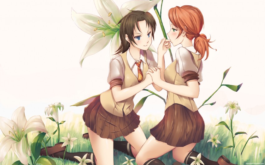 oerba dia vanille and oerba yun fang (final fantasy and 1 more) drawn by softmode