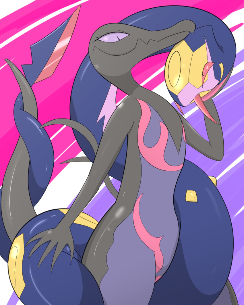 seviper and salazzle (pokemon and 1 more) drawn by mag_(you11261126)